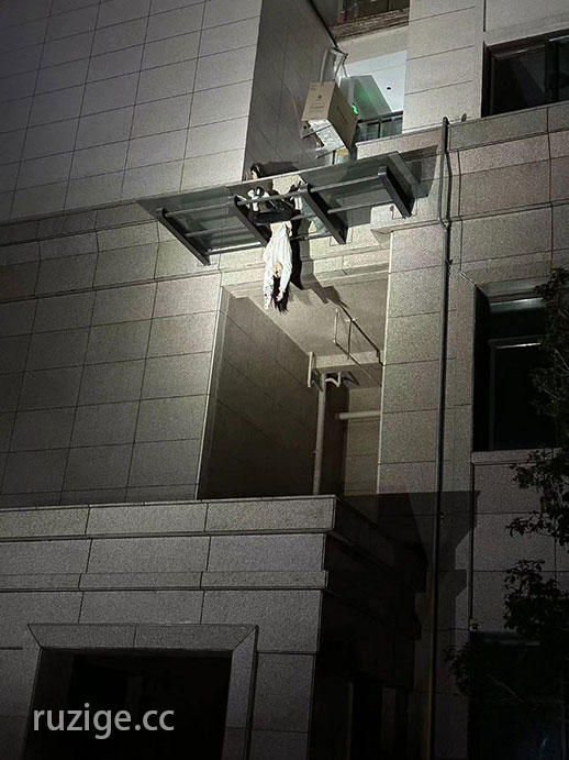 福建松溪初三女生为见男友 爬窗户从9楼坠下卡在护栏吊死